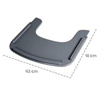 roba Eetplank voor kinderstoel (Antraciet) - thumbnail