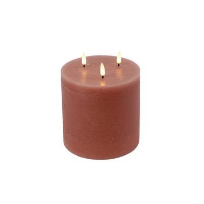 Stompkaars dia. 15 cm LED rond Lyon S roze Countryfield - Countryfield