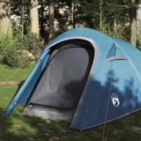 VidaXL Tunneltent 3-persoons waterdicht blauw - thumbnail