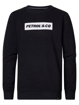 Petrol Industries Jongens Artwork sweater Zwart - 116