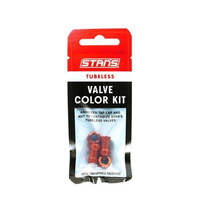 STANS Stan&apos;s tubeless valve color kit - orange