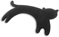 Leschi Verwarmingskussen Minina kat L - zwart - thumbnail