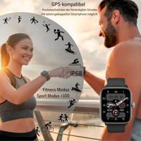 Smartwatch beafon WATCH 201 1,85" Zwart Zilverkleurig - thumbnail