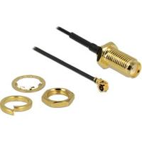 Delock WiFi-antenne Aansluitkabel [1x SMA-bus - 1x IPEX-stekker] 0.05 m Zwart - thumbnail