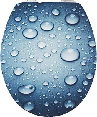 Cornat Wc-Bril Mdf Waterdruppels Sc Bl - KSDSC354