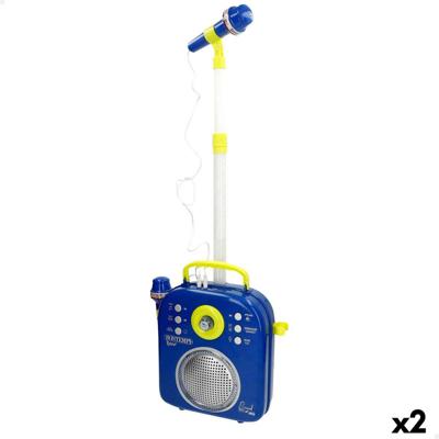 Luidspreker met Karaokemicrofoon Bontempi 2 Stuks