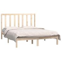 Bedframe zonder matras massief grenenhout 140x190 cm - thumbnail