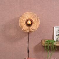GOOD&MOJO Wandlamp 'Bromo' 40cm, Bamboe, kleur Naturel - thumbnail