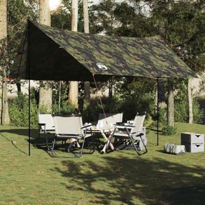 Kampeerluifel waterdicht 462x306x211 cm camouflage