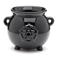 Zwarte Heksenketel Staande Bloempot Binnen - thumbnail