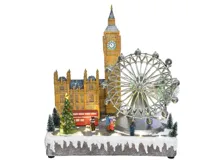 LUMINEO LED KERST LONDEN SCENE 31X23X34 CM MULTI - thumbnail