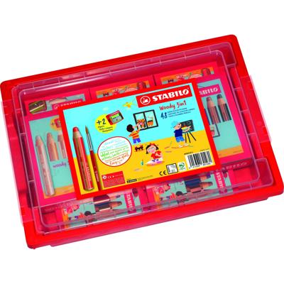 Kleurpotlood stabilo 882 woody 3 in 1 48st ass