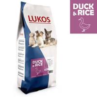 Lukos Premium hondenvoer probeerverpakkingen Adult met eend 3 kg - thumbnail