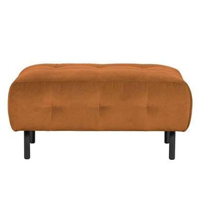 WOOOD Hocker 'Lloyd' Velvet, kleur Cinnamon