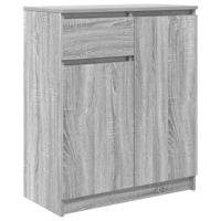 Dressoir met lade 71x35x84 cm spaanplaat grijs Sonoma - thumbnail