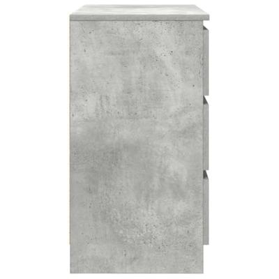 Dressoir met lade 71x35x65 cm spaanplaat betongrijs
