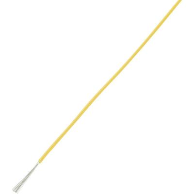 TRU COMPONENTS 1570906 Draad LiY 1 x 0.75 mm² Geel 10 m