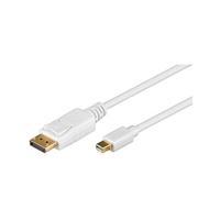 Goobay 52859 DisplayPort kabel 2 m Mini DisplayPort Wit - thumbnail