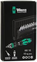 Wera Kraftform Kompakt 10 05056653001 Bitset 10-delig Plat, Kruiskop Phillips, Kruiskop Pozidriv, Binnen-Torx - thumbnail