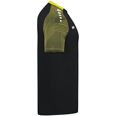 JAKO 6122K T-Shirt Performance Kids - Zwart/Zachtgeel - 116