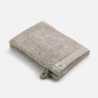 Walra Washand 16x21 cm 2 Stuks Gerecycled Katoen/Taupe - thumbnail