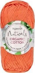 Stylecraft Naturals Organic Cotton 7181 Carrot - Haakgaren / Breigaren