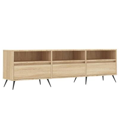 Tv-meubel 150x30x44,5 cm bewerkt hout sonoma eikenkleurig
