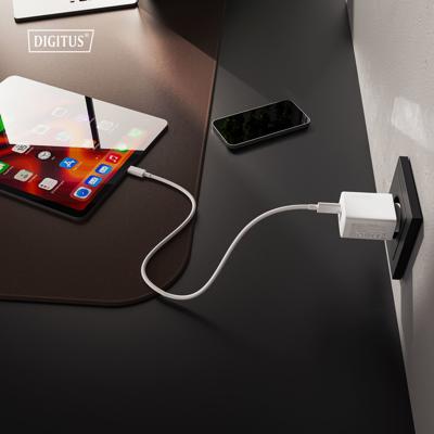 Digitus DA-10301 USB-oplader 30 W 1x USB-A, 1x USB-C Wit