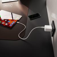 Digitus DA-10301 USB-oplader 30 W 1x USB-A, 1x USB-C Wit - thumbnail