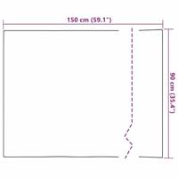 VidaXL Zelfklevende spiegel film 90 x 150 cm 2 pcs zilver pet - thumbnail