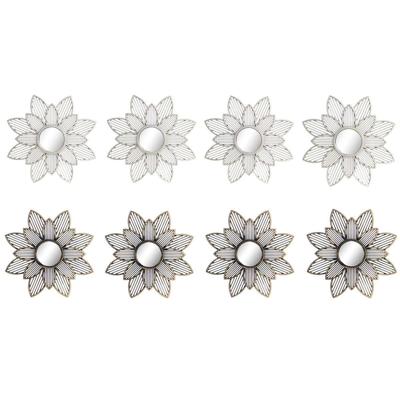 Set spiegels DKD Home Decor Spiegel Champagne Gouden PP 2 Stuks (25 x 1 x 25 cm) Set spiegels DKD Home Decor Spiegel Champagne Gouden PP 2 Stuks (25 x 1 x 25 cm)