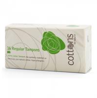 Cottons - 100% Katoen Tampons - 16 stuks | Formaat: Super Plus - thumbnail