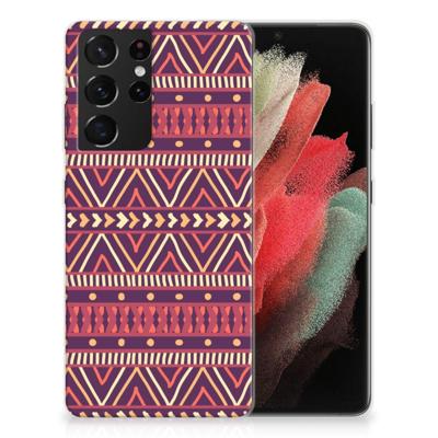 Samsung Galaxy S21 Ultra | TPU bumper | Aztec Paars