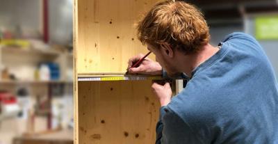 Stabila Duimstok hout 2-M Type 607 lichtgeel - 01104