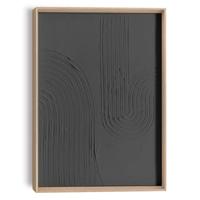 Reinders - Sharp Charcoal - Craft Art Schilderij 40x30cm Hout - thumbnail