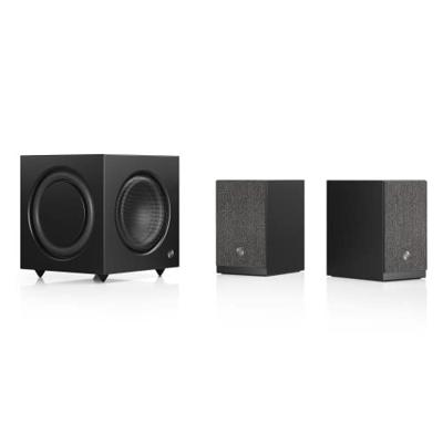 Audio Pro A28 - Draadloze actieve multiroom luidspreker met Bluetooth & WiFi - Stereo Speaker voor home entertainment met AirPlay 2, Chromecast, Spotify - zwart