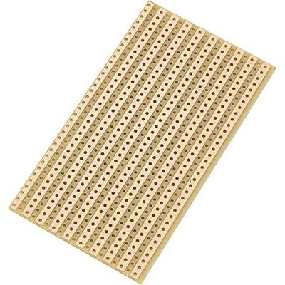 Europrintplaat hardpapier (L x B) 90 x 50 mm 35 µm rastermaat 5,08 mm Conrad Components SU527610 inhoud 1 st.