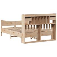 Bedframe zonder matras massief grenenhout 140x200 cm - thumbnail