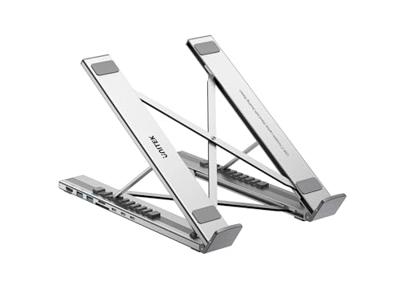 USB-C opvouwbare laptopstandaard met dockingstation van UNITEK