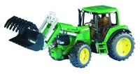 bruder John Deere 6920 met frontlader modelvoertuig - thumbnail