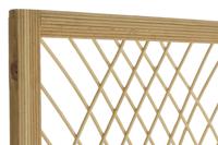 Kamerscherm DKD Home Decor 136 x 2,5 x 180 cm Metaal Bamboe 30 x 40 cm - thumbnail