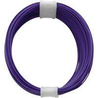 Donau Elektronik 110-6 Draad 1 x 0.04 mm² Violet 10 m - thumbnail