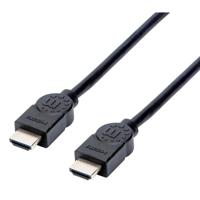 Manhattan 355308 HDMI-kabel HDMI Aansluitkabel HDMI-A-stekker, HDMI-A-stekker 1.50 m Zwart 4K UHD - thumbnail
