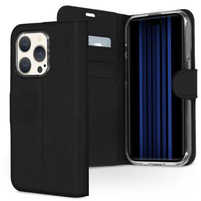 Accezz Wallet Softcase Bookcase iPhone 15 Pro Telefoonhoesje Zwart Accezz Wallet Softcase Bookcase iPhone 15 Pro Telefoonhoesje Zwart