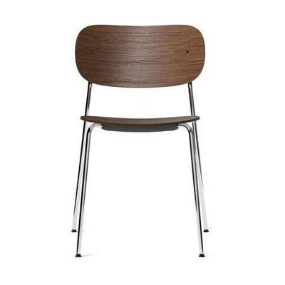 Audo Copenhagen Co Chair eetkamerstoel chroom dark stained oak