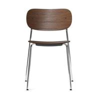 Audo Copenhagen Co Chair eetkamerstoel chroom dark stained oak - thumbnail