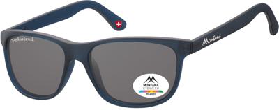 Zonnebril montana met smoke polar glas mat blauw Zonnebril montana met smoke polar glas mat blauw