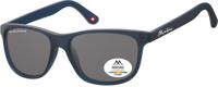 Zonnebril montana met smoke polar glas mat blauw - thumbnail