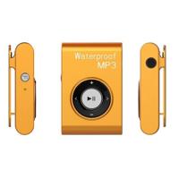 IPX8 waterdicht zwemmen duiken Sport MP3 muziekspeler met clip & oortelefoon ondersteuning FM geheugen: 8GB (Orange) - thumbnail