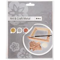 Creativ Company Imitatie bladmetaal, vel 16x16 cm, koper, 0,625 m2, 25 vel/ 1 doos - thumbnail